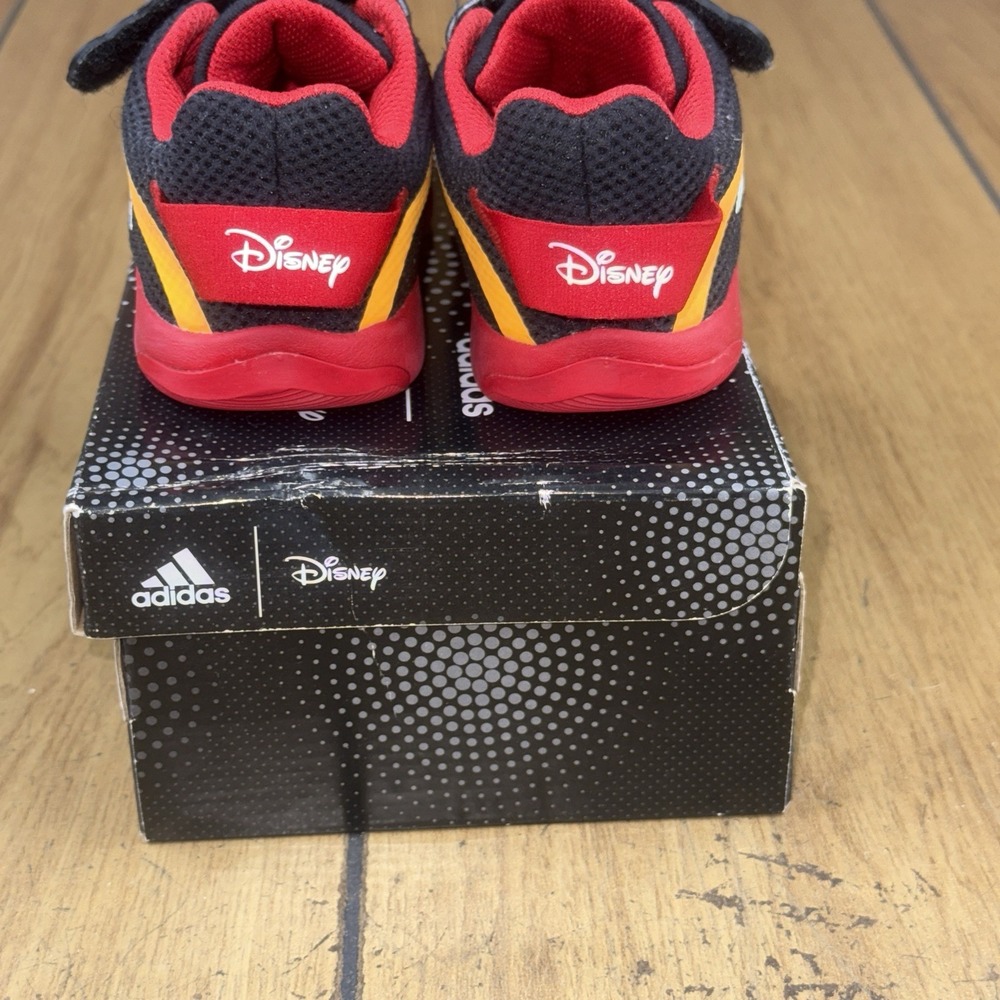 Adidas Toddler Disney Mickey Mouse Boys ActivePlay 1 Shoes Black Red Size 6K - Picture 15 of 16